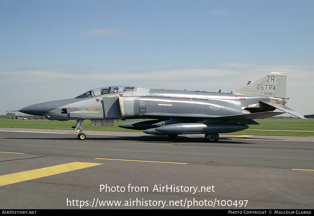 Aircraft Photo of 69-0370 / 69-370 | McDonnell Douglas RF-4C Phantom II | USA - Air Force | AirHistory.net #100497