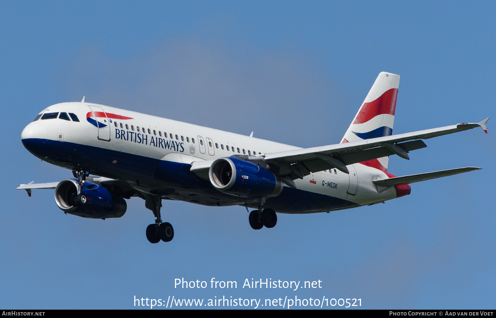 Aircraft Photo of G-MEDK | Airbus A320-232 | British Airways | AirHistory.net #100521