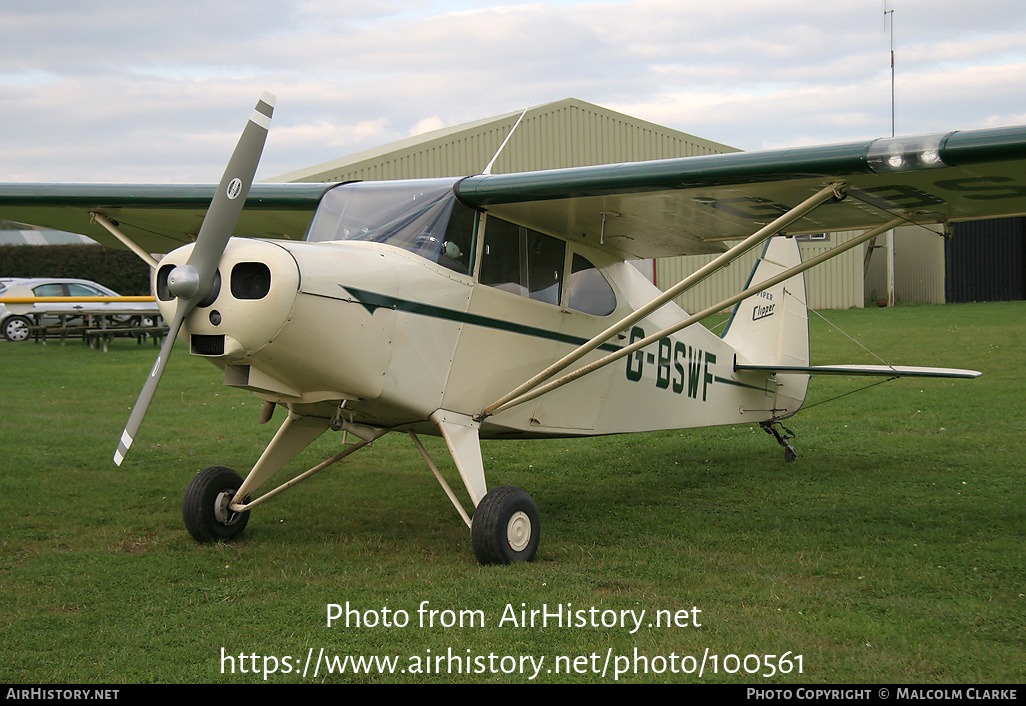 Aircraft Photo of G-BSWF | Piper PA-16(Mod) Clipper | AirHistory.net #100561