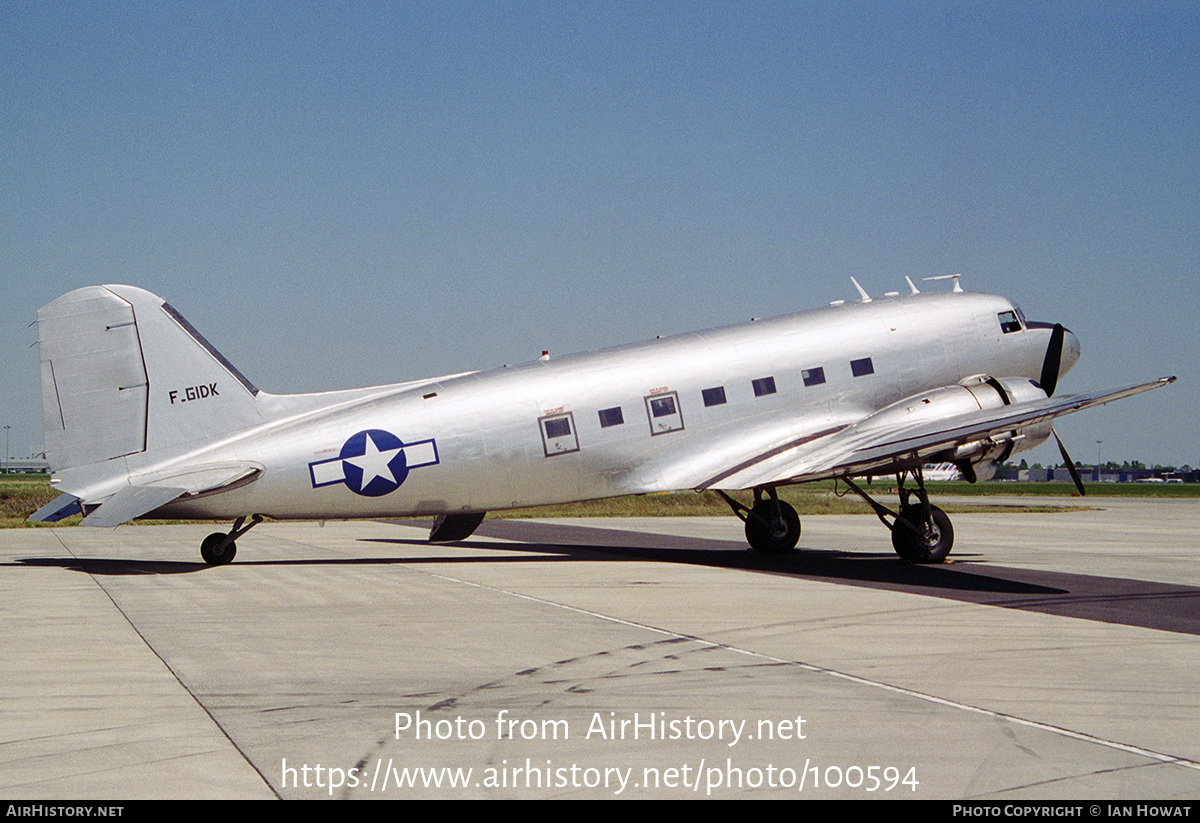 Aircraft Photo of F-GIDK | Douglas DC-3(C) | USA - Air Force | AirHistory.net #100594