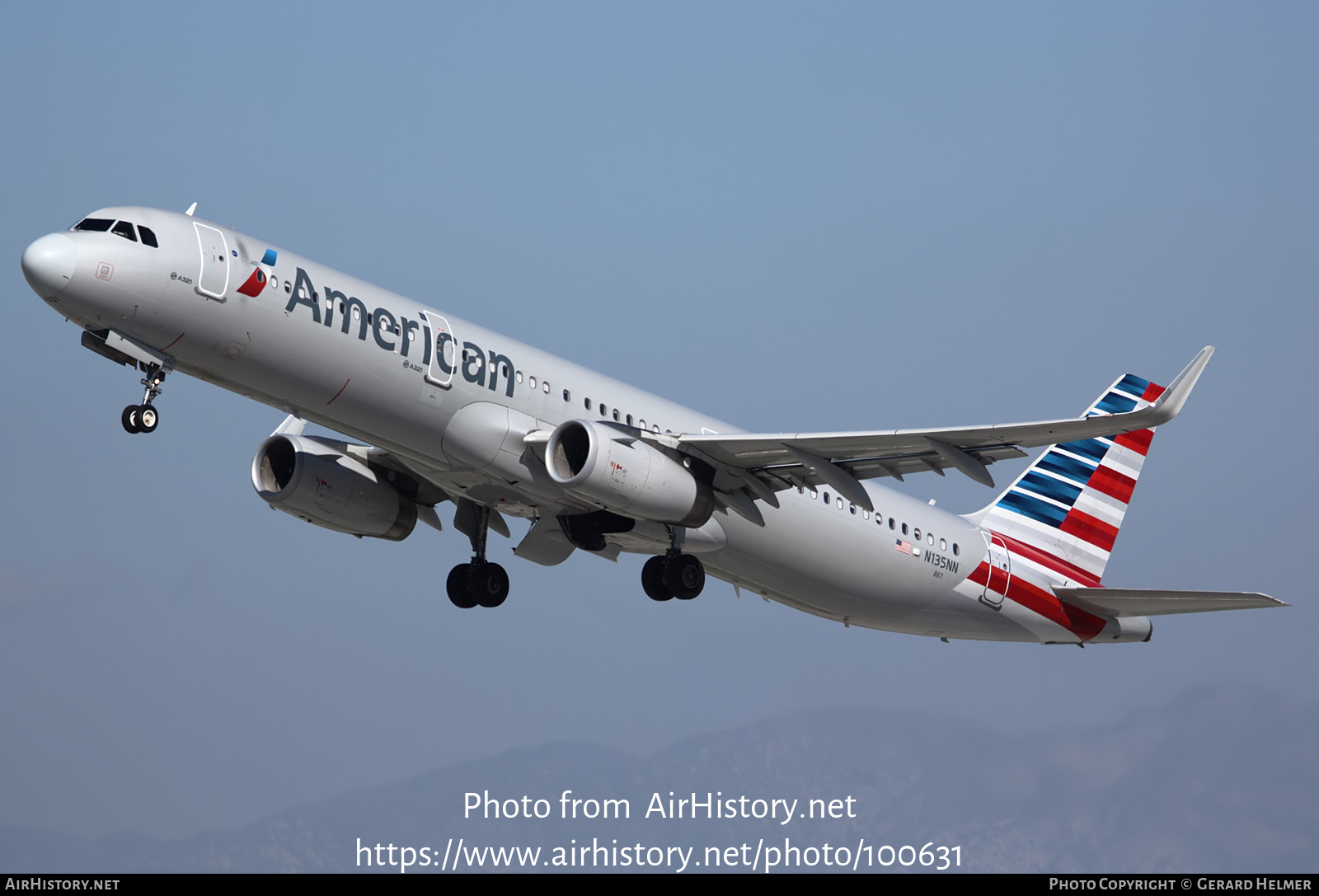 Aircraft Photo of N135NN | Airbus A321-231 | American Airlines | AirHistory.net #100631