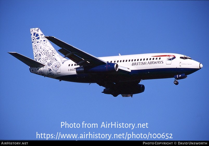 Aircraft Photo of G-BGDF | Boeing 737-236/Adv | British Airways | AirHistory.net #100652