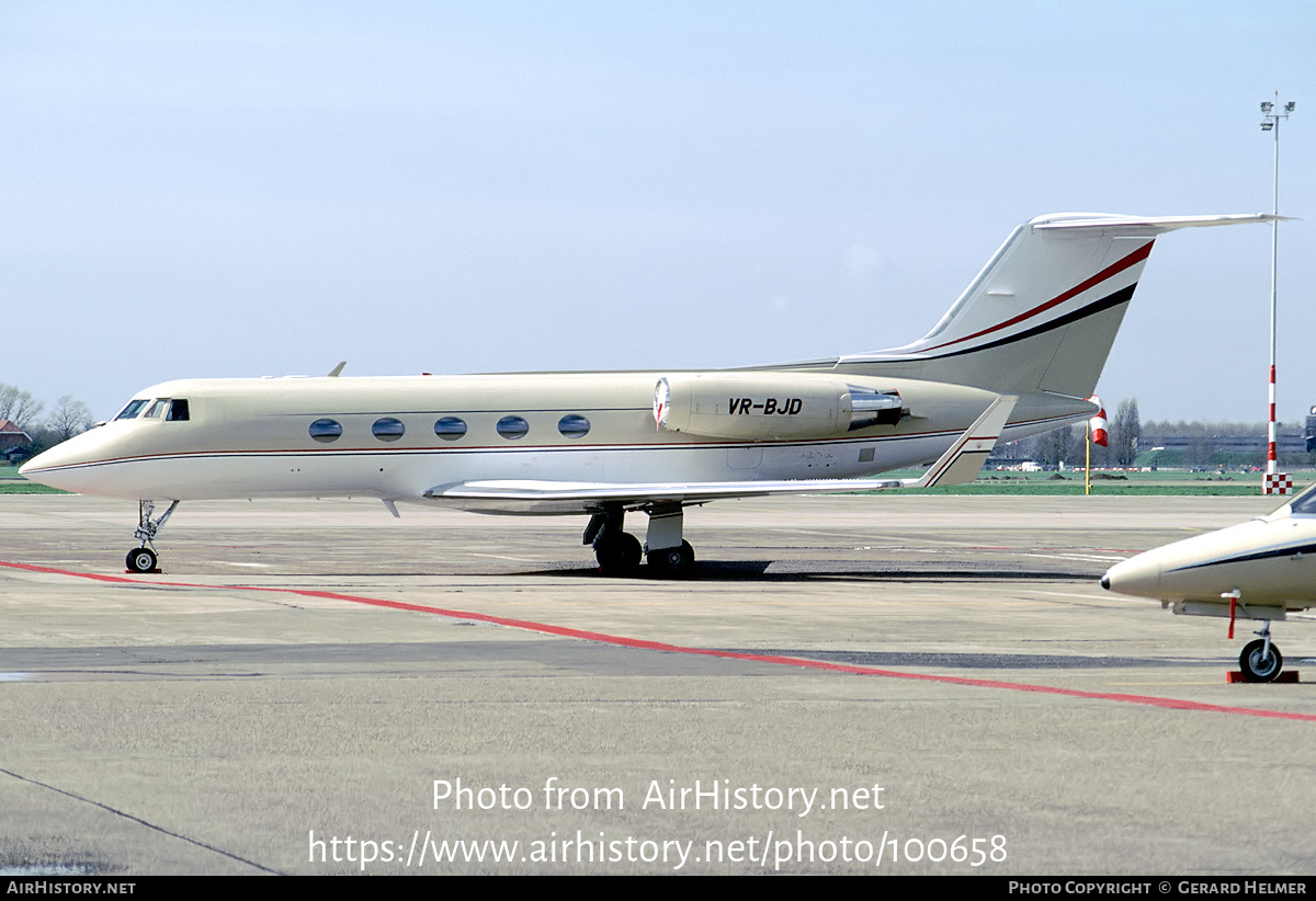 Aircraft Photo of VR-BJD | Gulfstream American G-1159B Gulfstream II-B | AirHistory.net #100658