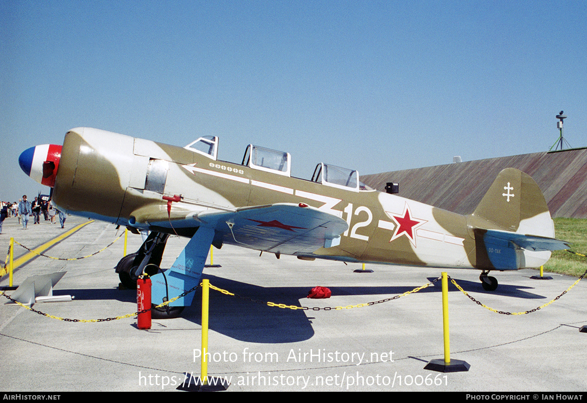 Aircraft Photo of OO-YAK | Let C.11 | Soviet Union - Air Force | AirHistory.net #100661