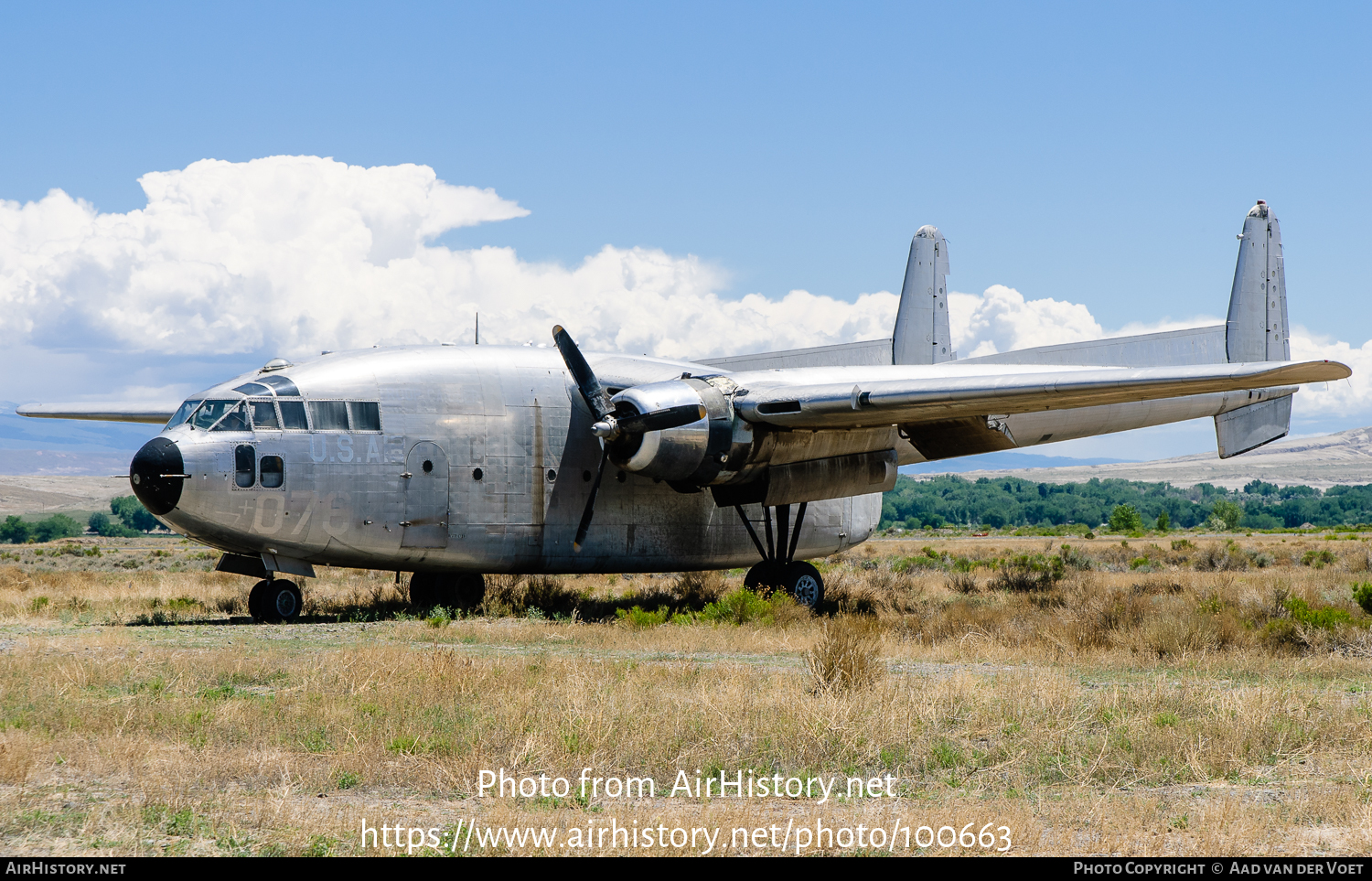 Aircraft Photo of N8505A | Fairchild C-119L Flying Boxcar | AirHistory.net #100663