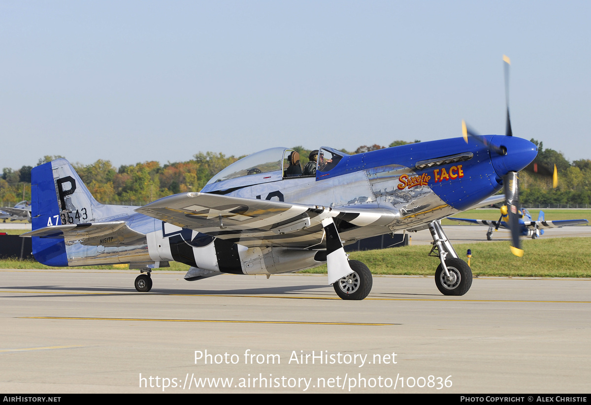 Aircraft Photo of N151TP / 473543 | North American P-51D Mustang | USA - Air Force | AirHistory.net #100836