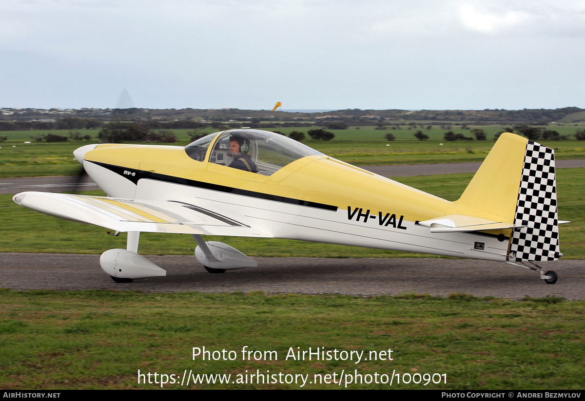 Aircraft Photo of VH-VAL | Van's RV-6 | AirHistory.net #100901