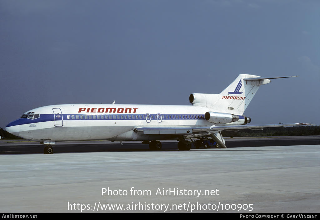 Aircraft Photo of N838N | Boeing 727-51 | Piedmont Airlines | AirHistory.net #100905