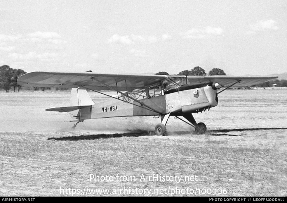 Aircraft Photo of VH-MBA | Taylorcraft E Auster Mk3 | AirHistory.net #100906