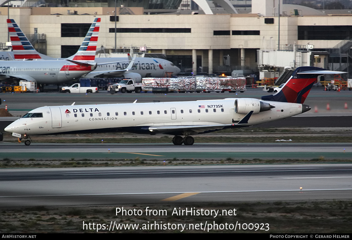 Aircraft Photo of N773SK | Bombardier CRJ-701ER (CL-600-2C10) | Delta Connection | AirHistory.net #100923