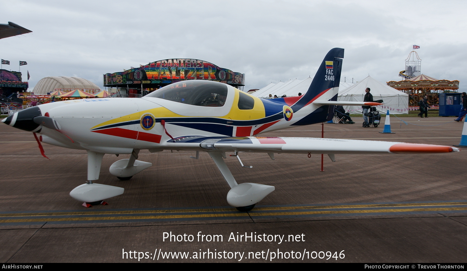 Aircraft Photo of FAC2446 | Lancair-CIAC T-90 Calima | Colombia - Air Force | AirHistory.net #100946