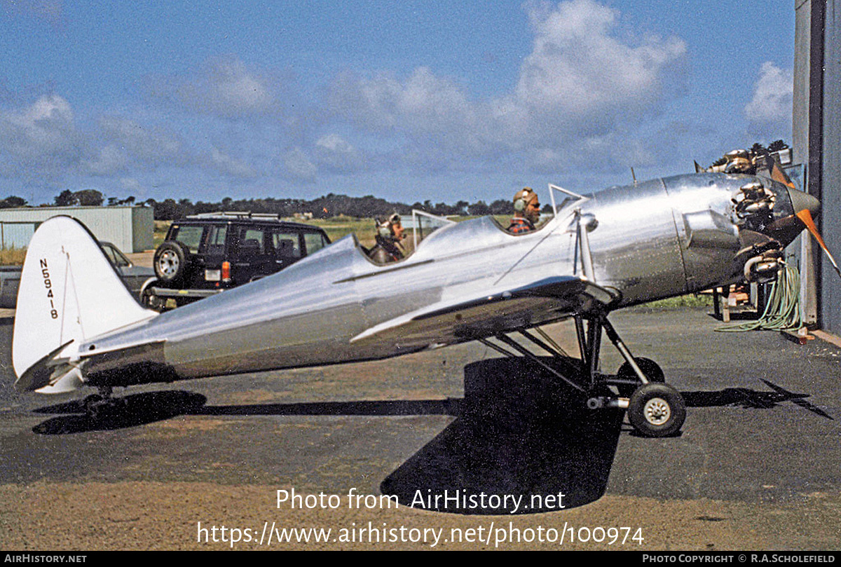 Aircraft Photo of N59418 | Ryan PT-22 Recruit (ST3KR) | AirHistory.net #100974