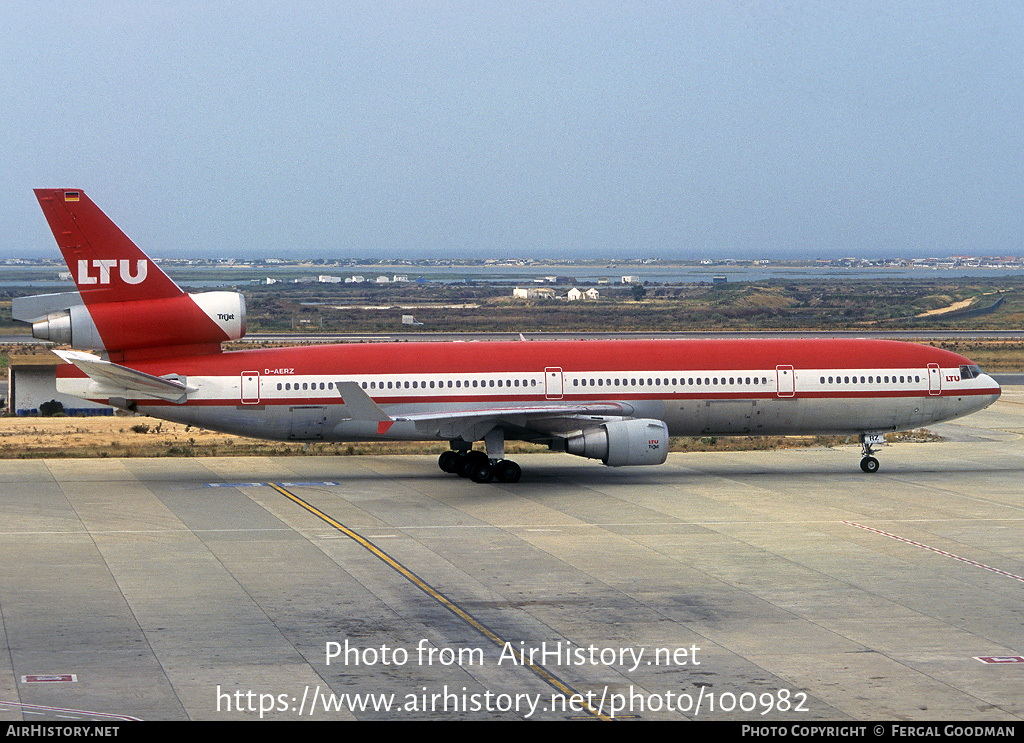 Aircraft Photo of D-AERZ | McDonnell Douglas MD-11 | LTU - Lufttransport-Unternehmen | AirHistory.net #100982