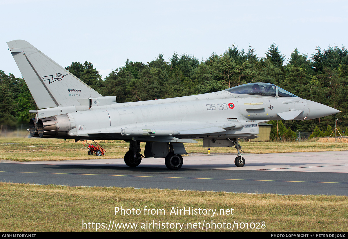 Aircraft Photo of MM7280 | Eurofighter EF-2000 Typhoon S | Italy - Air Force | AirHistory.net #101028