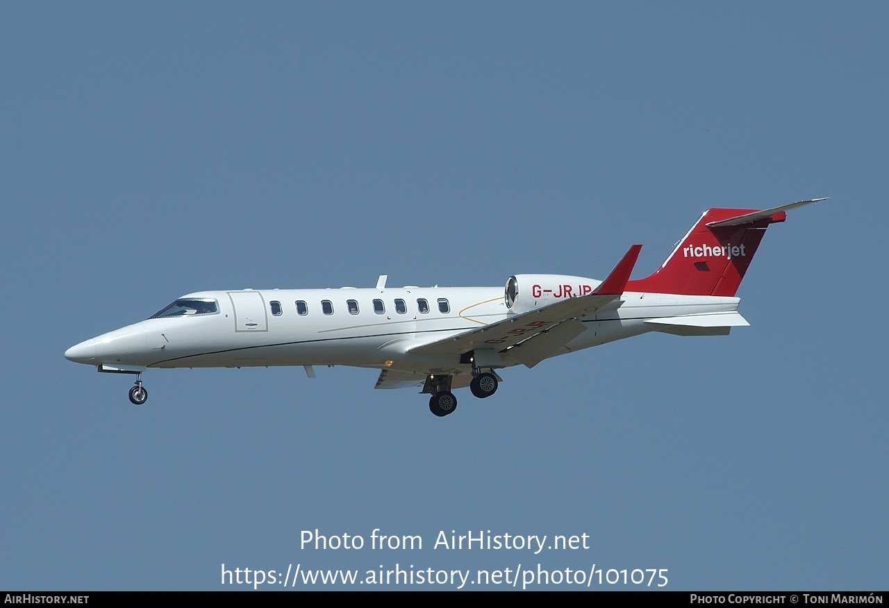 Aircraft Photo of G-JRJR | Learjet 45 | Richerjet | AirHistory.net #101075