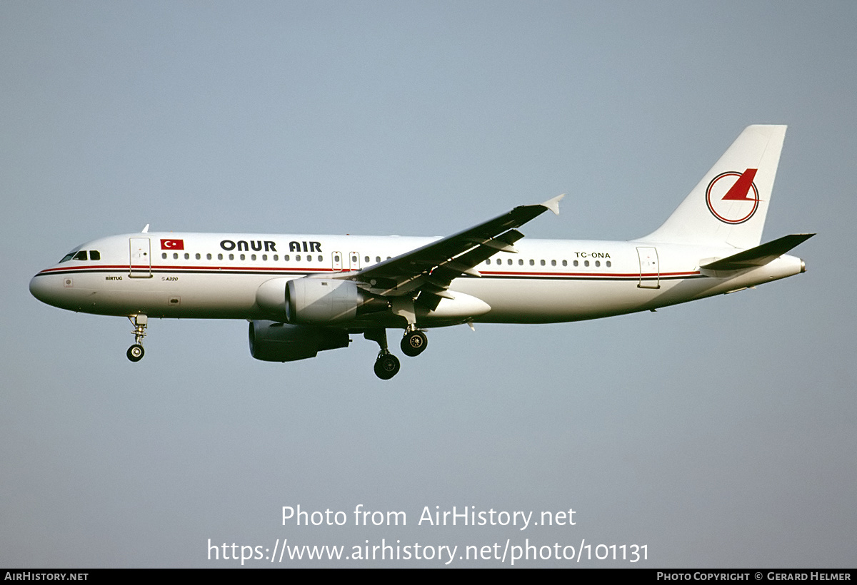 Aircraft Photo of TC-ONA | Airbus A320-211 | Onur Air | AirHistory.net #101131