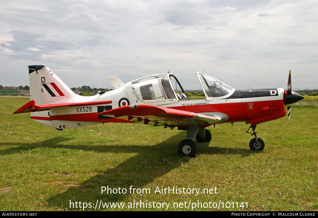 Aircraft Photo of G-BZON / XX528 | Scottish Aviation Bulldog 120/121 | UK - Air Force | AirHistory.net #101141