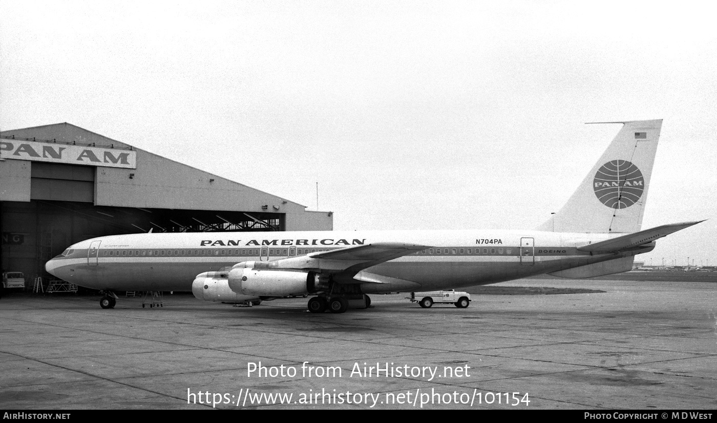 Aircraft Photo of N704PA | Boeing 707-331 | Pan American World Airways - Pan Am | AirHistory.net #101154