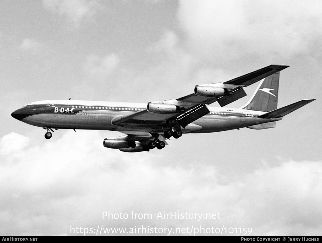 Aircraft Photo Of G-APFE | Boeing 707-436 | BOAC - British Overseas ...