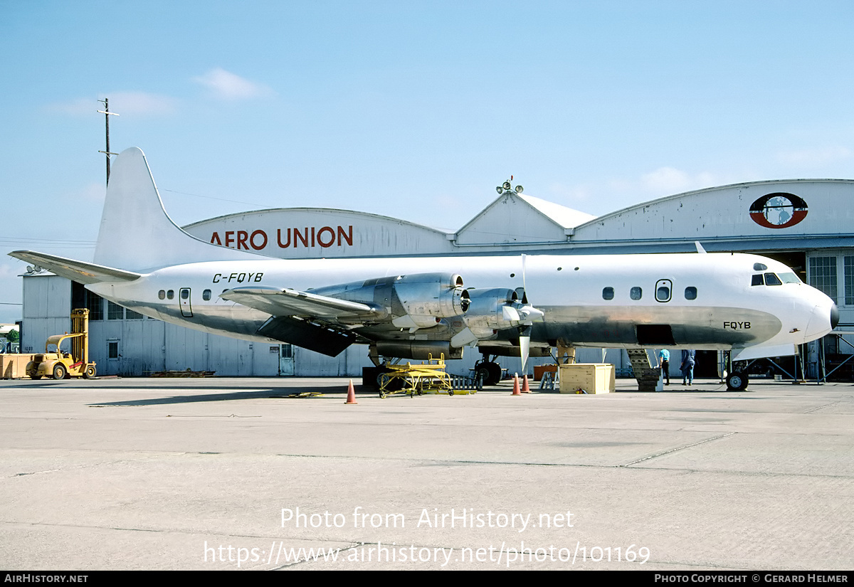 Aircraft Photo of C-FQYB | Lockheed L-188A Electra | AirHistory.net #101169