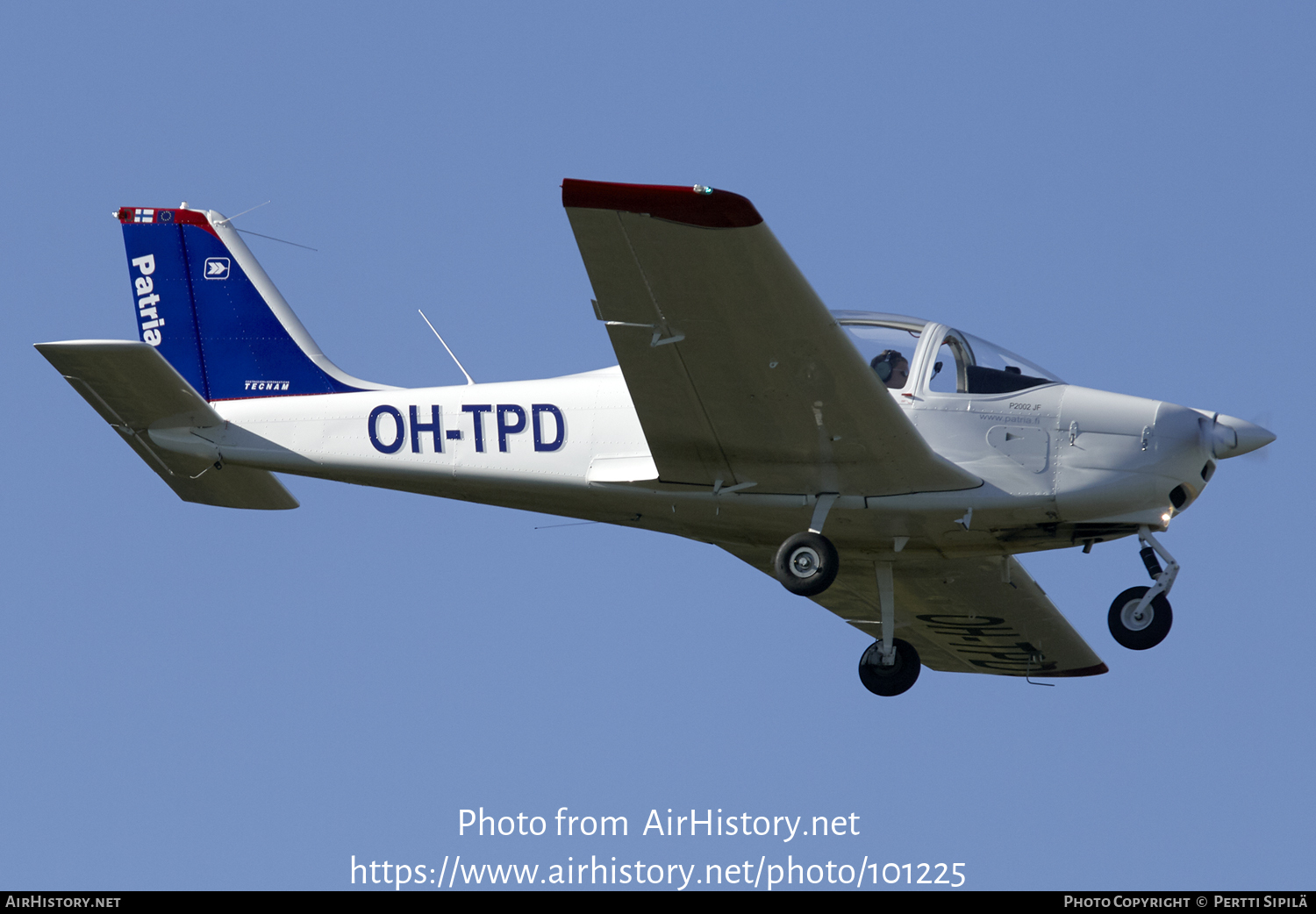 Aircraft Photo of OH-TPD | Tecnam P-2002JF Sierra | Patria Pilot Training | AirHistory.net #101225