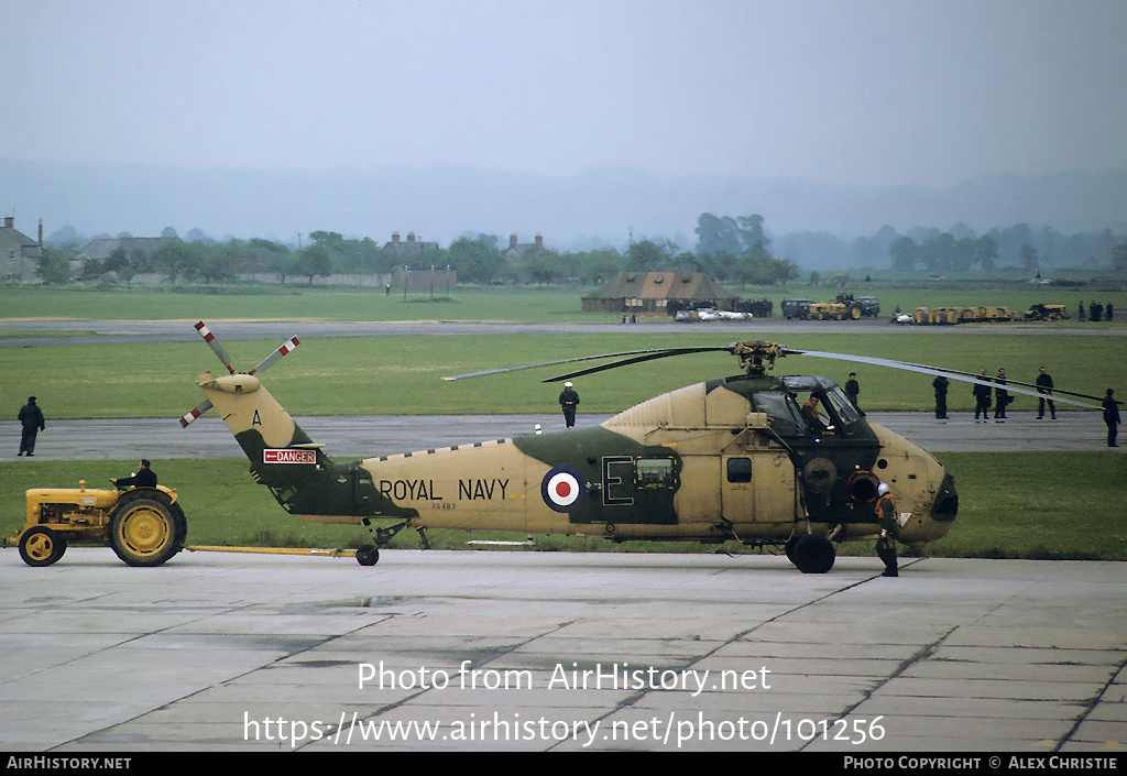 Aircraft Photo of XS483 | Westland WS-58 Wessex HU.5 | UK - Navy | AirHistory.net #101256