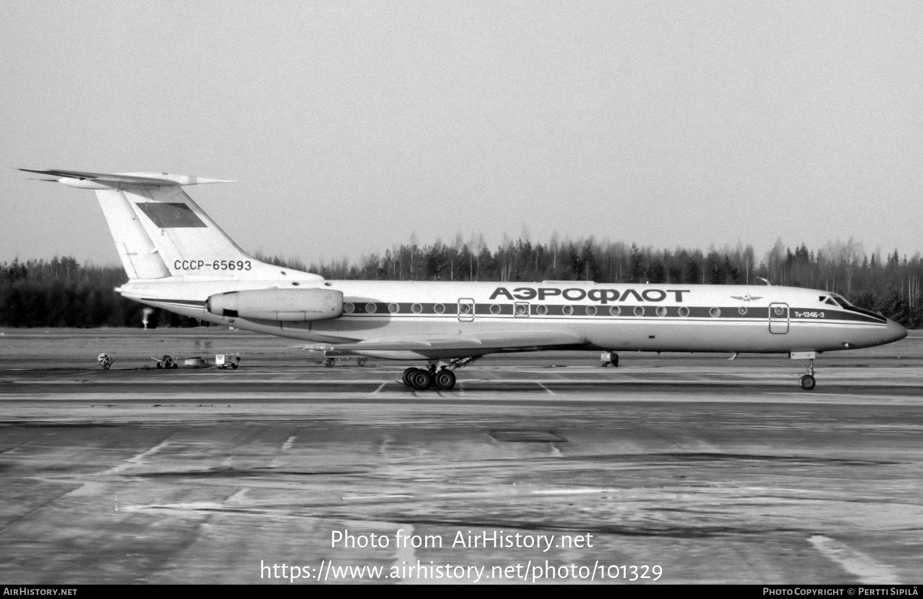 Aircraft Photo of CCCP-65693 | Tupolev Tu-134B-3 | Aeroflot | AirHistory.net #101329