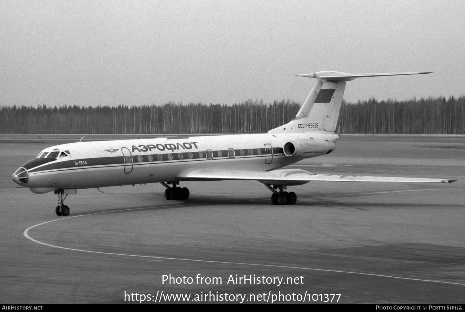 Aircraft Photo of CCCP-65926 | Tupolev Tu-134AK | Aeroflot | AirHistory.net #101377