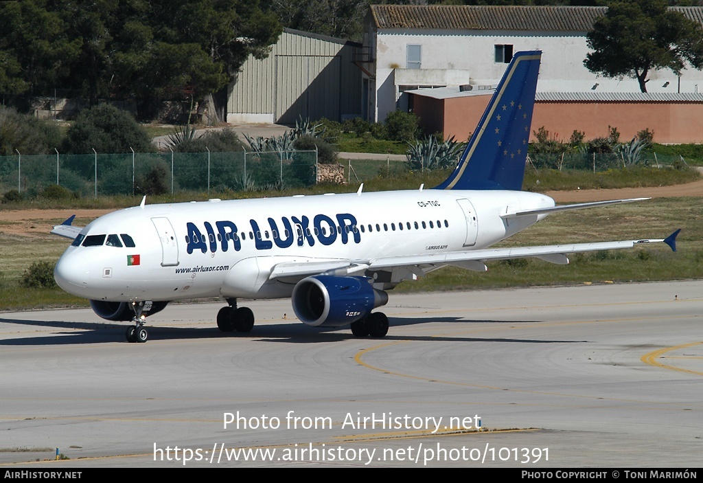 Aircraft Photo of CS-TQC | Airbus A319-112 | Air Luxor | AirHistory.net #101391