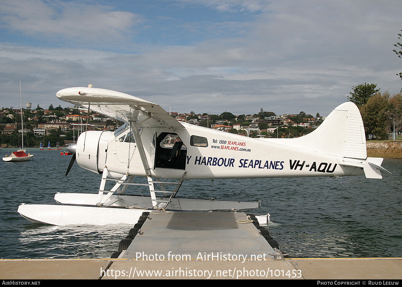 Aircraft Photo of VH-AQU | De Havilland Canada DHC-2 Beaver Mk1 | Sydney Harbour Seaplanes | AirHistory.net #101453