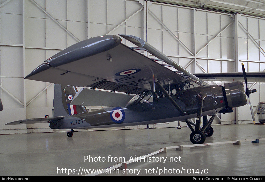 Aircraft Photo of XL703 | Scottish Aviation Pioneer CC.1 | UK - Air Force | AirHistory.net #101470