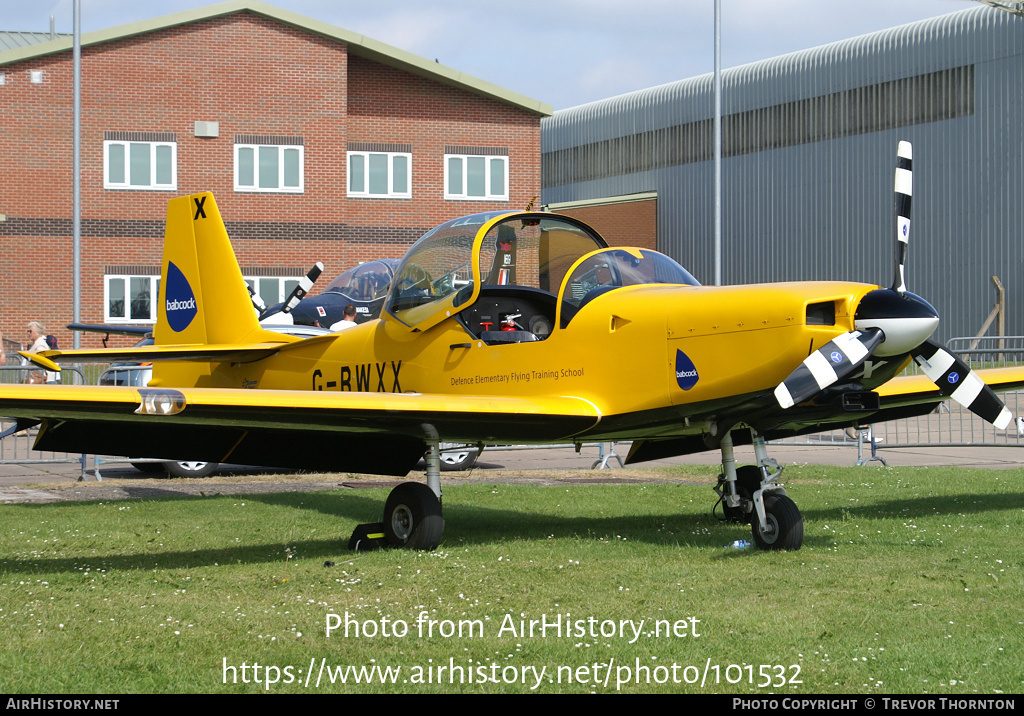 Aircraft Photo of G-BWXX | Slingsby T-67M-260 Firefly | Defence Elementary Flying Training School | AirHistory.net #101532