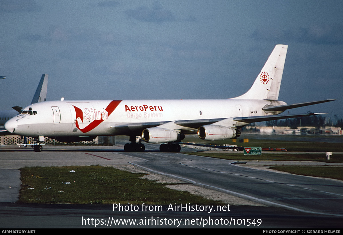 Aircraft Photo of N43UA | Douglas DC-8-54AF Jet Trader | AeroPeru | AirHistory.net #101549