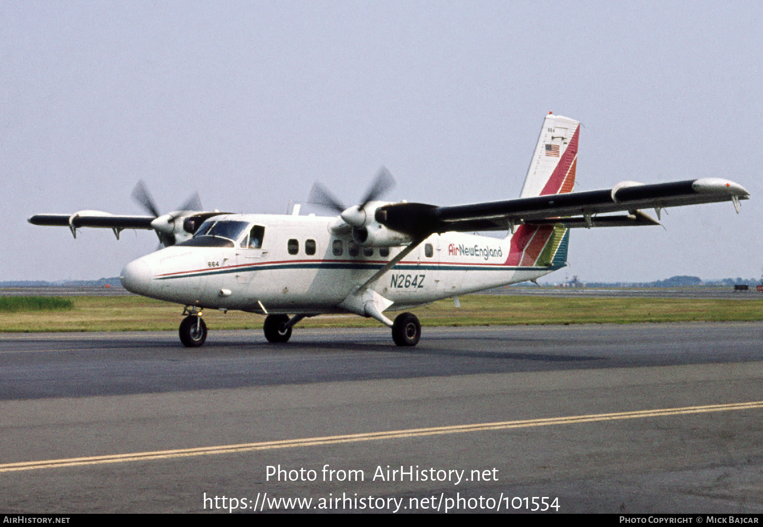 Aircraft Photo of N264Z | De Havilland Canada DHC-6-300 Twin Otter | Air New England | AirHistory.net #101554