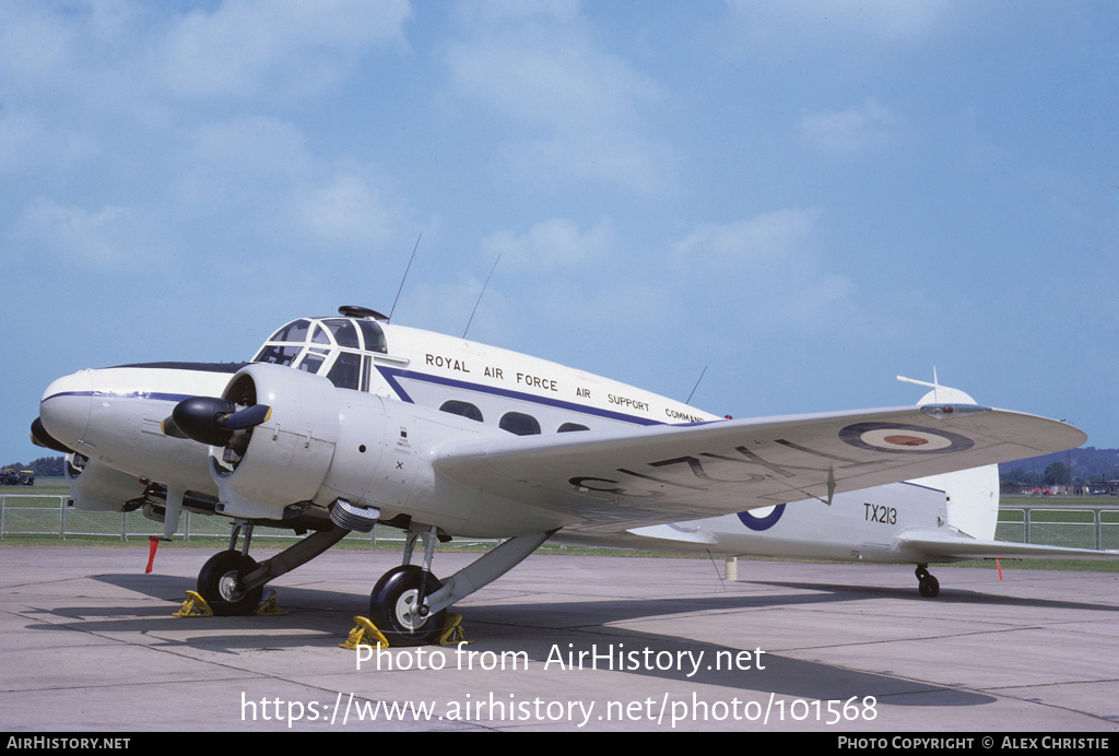 Aircraft Photo of TX213 | Avro 652A Anson C19/2 | UK - Air Force | AirHistory.net #101568