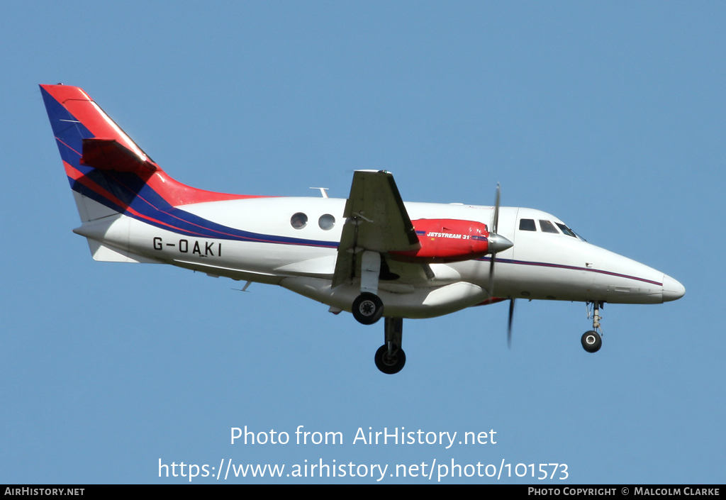 Aircraft Photo of G-OAKI | British Aerospace BAe-3101 Jetstream 31 | AIS Airlines | AirHistory.net #101573