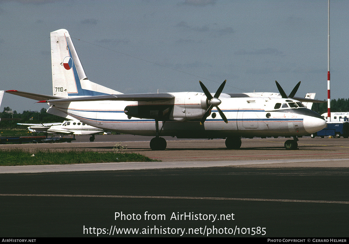 Aircraft Photo of 7110 | Antonov An-24V | Czechia - Air Force | AirHistory.net #101585