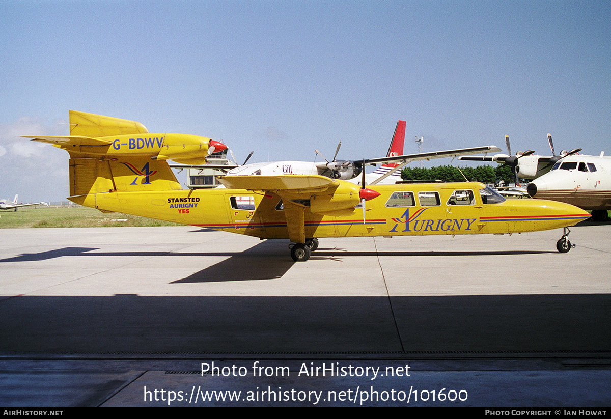 Aircraft Photo of G-BDWV | Britten-Norman BN-2A Mk.3-2 Trislander | Aurigny Air Services | AirHistory.net #101600