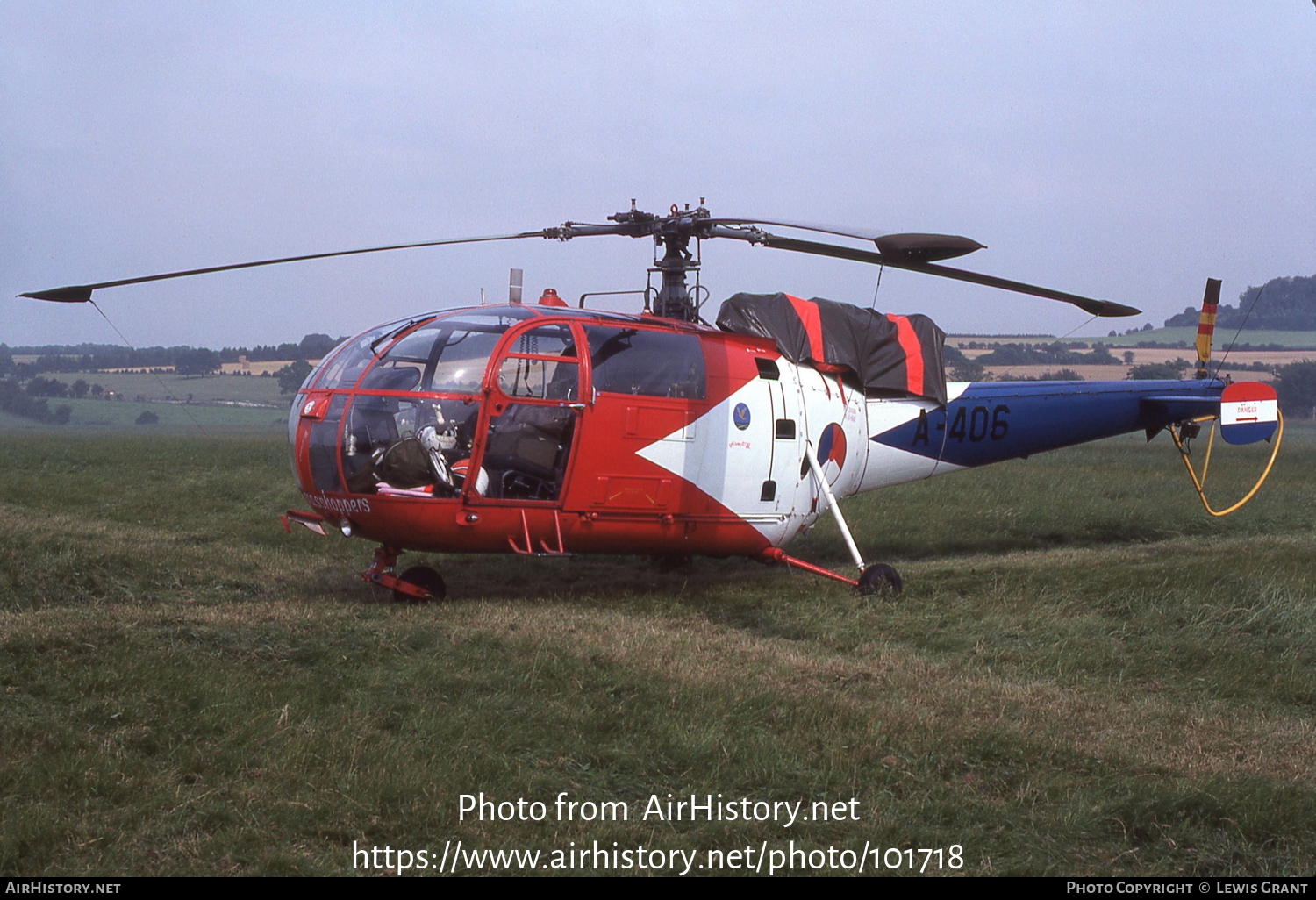 Aircraft Photo of A-406 | Sud SE-3160 Alouette III | Netherlands - Air Force | AirHistory.net #101718