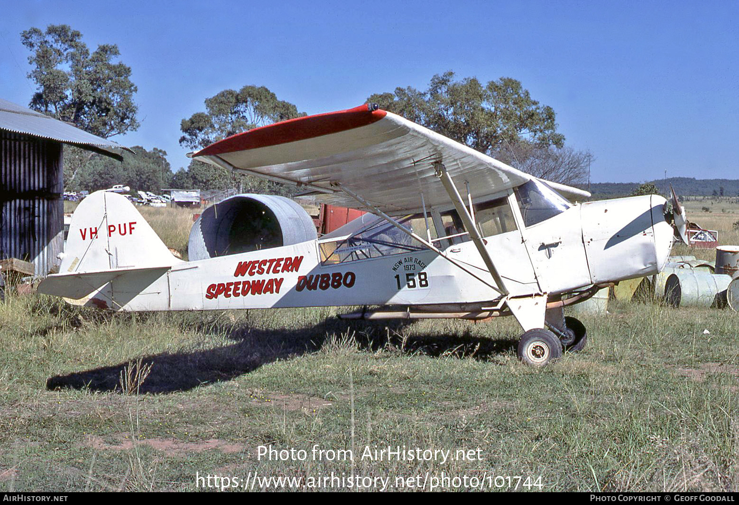 Aircraft Photo of VH-PUF | Auster 5 | Western Speedway | AirHistory.net #101744