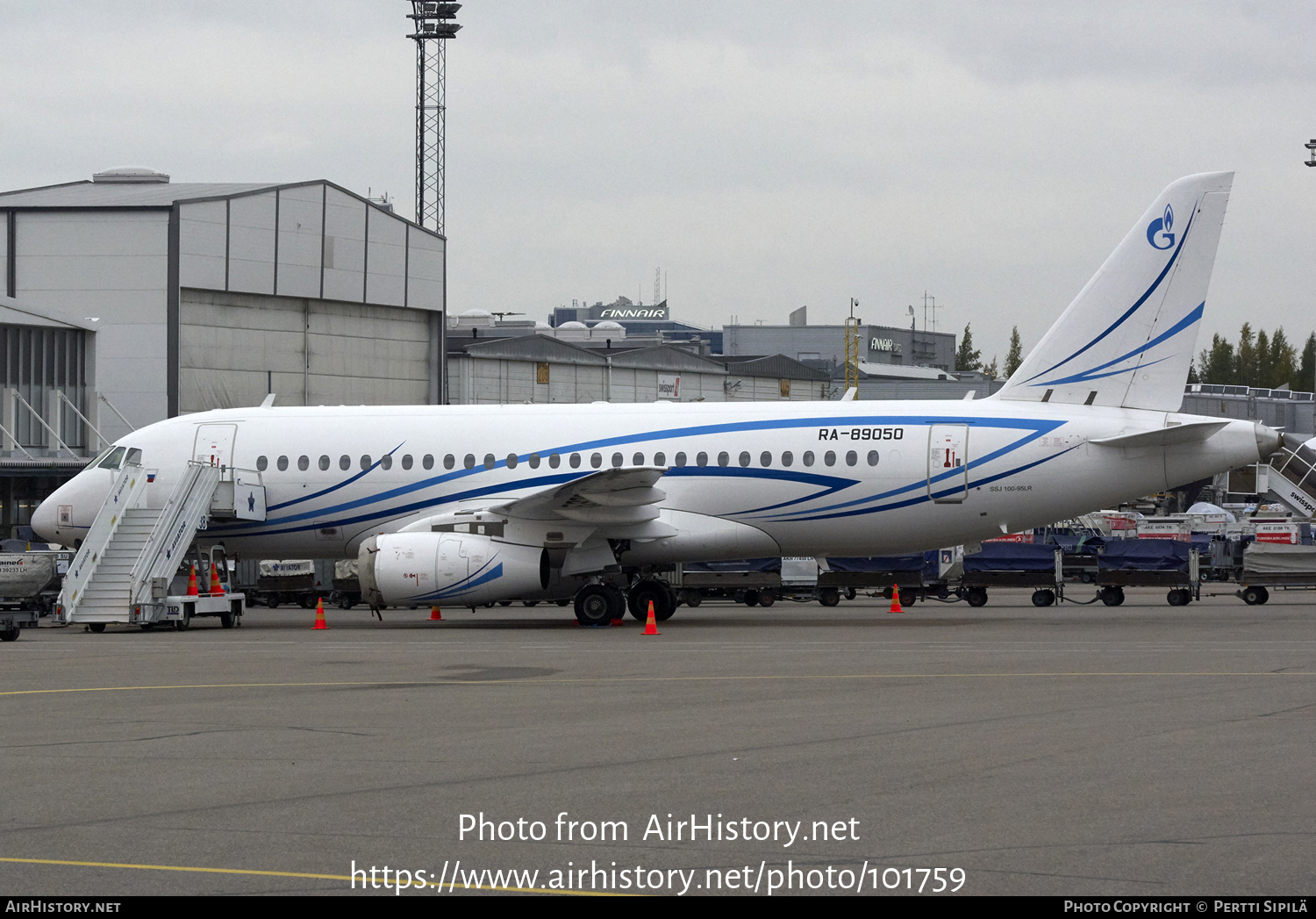 Aircraft Photo of RA-89050 | Sukhoi SSJ-100-95B-LR Superjet 100 (RRJ-95B) | Gazpromavia | AirHistory.net #101759