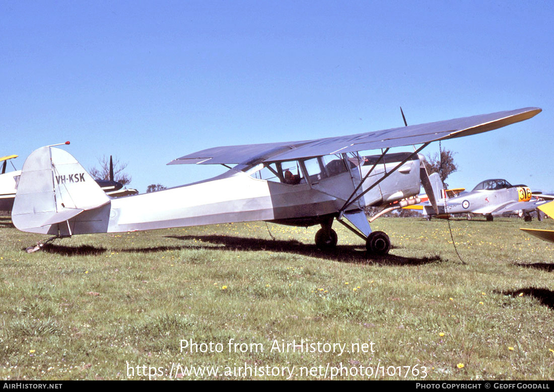 Aircraft Photo of VH-KSK | Auster J-5 Adventurer | AirHistory.net #101763