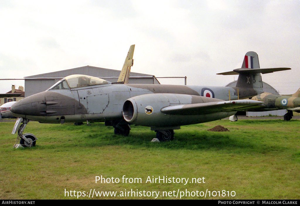 Aircraft Photo of WL181 | Gloster Meteor F8 | UK - Air Force | AirHistory.net #101810