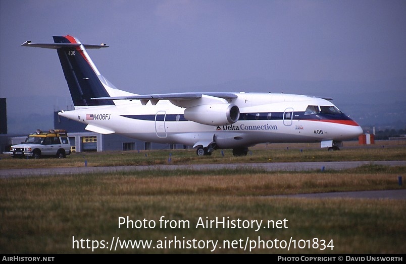 Aircraft Photo of N406FJ | Fairchild Dornier 328-310 328JET | Delta Connection | AirHistory.net #101834