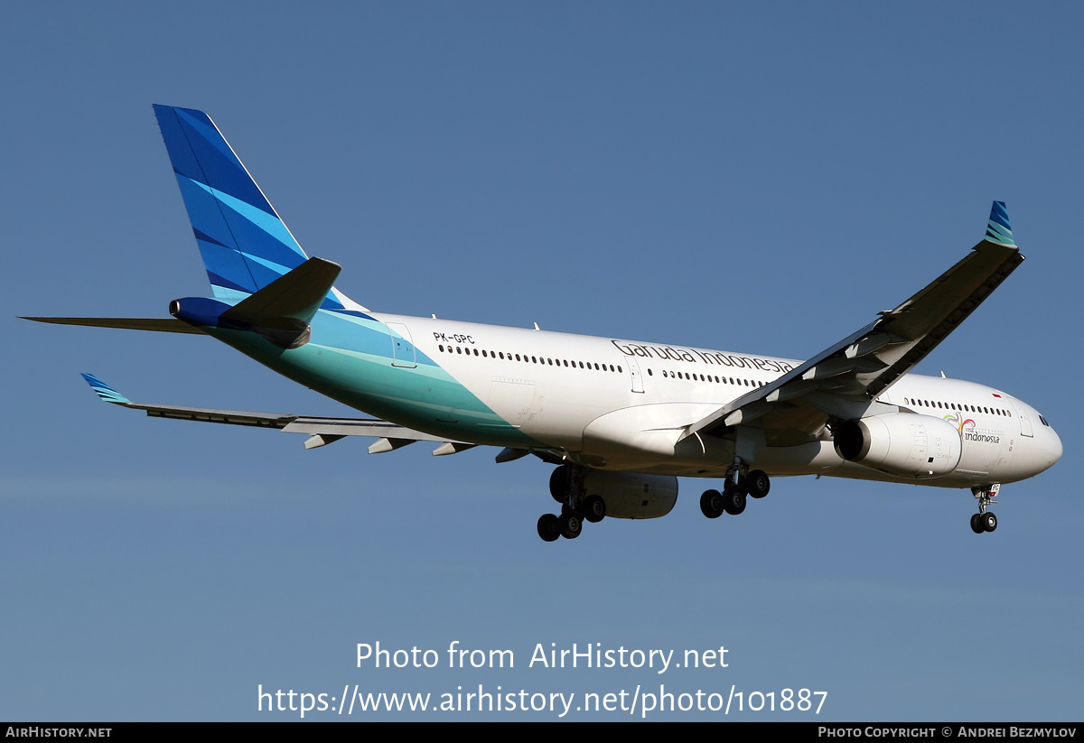 Aircraft Photo of PK-GPC | Airbus A330-341 | Garuda Indonesia | AirHistory.net #101887