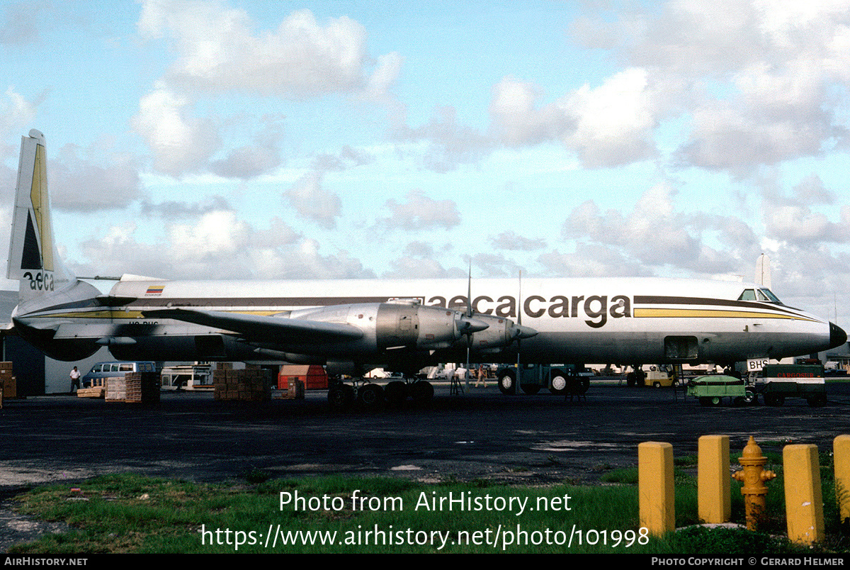 Aircraft Photo of HC-BHS | Canadair CL-44D4-1 | AECA Carga - Aeroservicios Ecuatorianos | AirHistory.net #101998