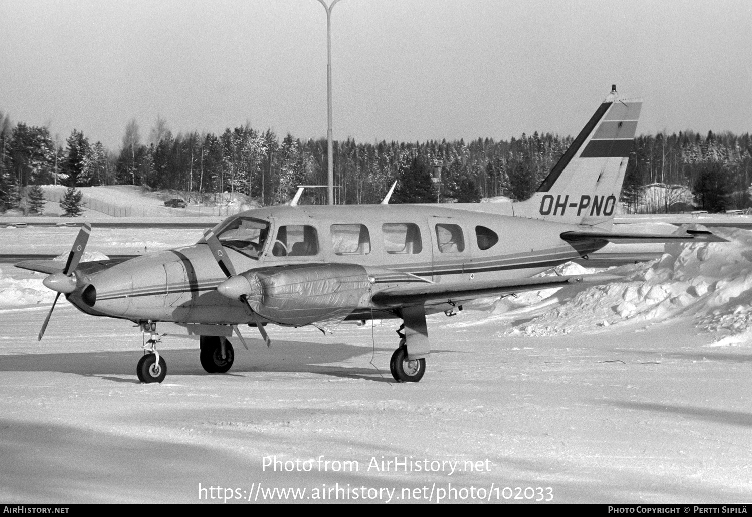 Aircraft Photo of OH-PNO | Piper PA-31-310 Navajo | AirHistory.net #102033