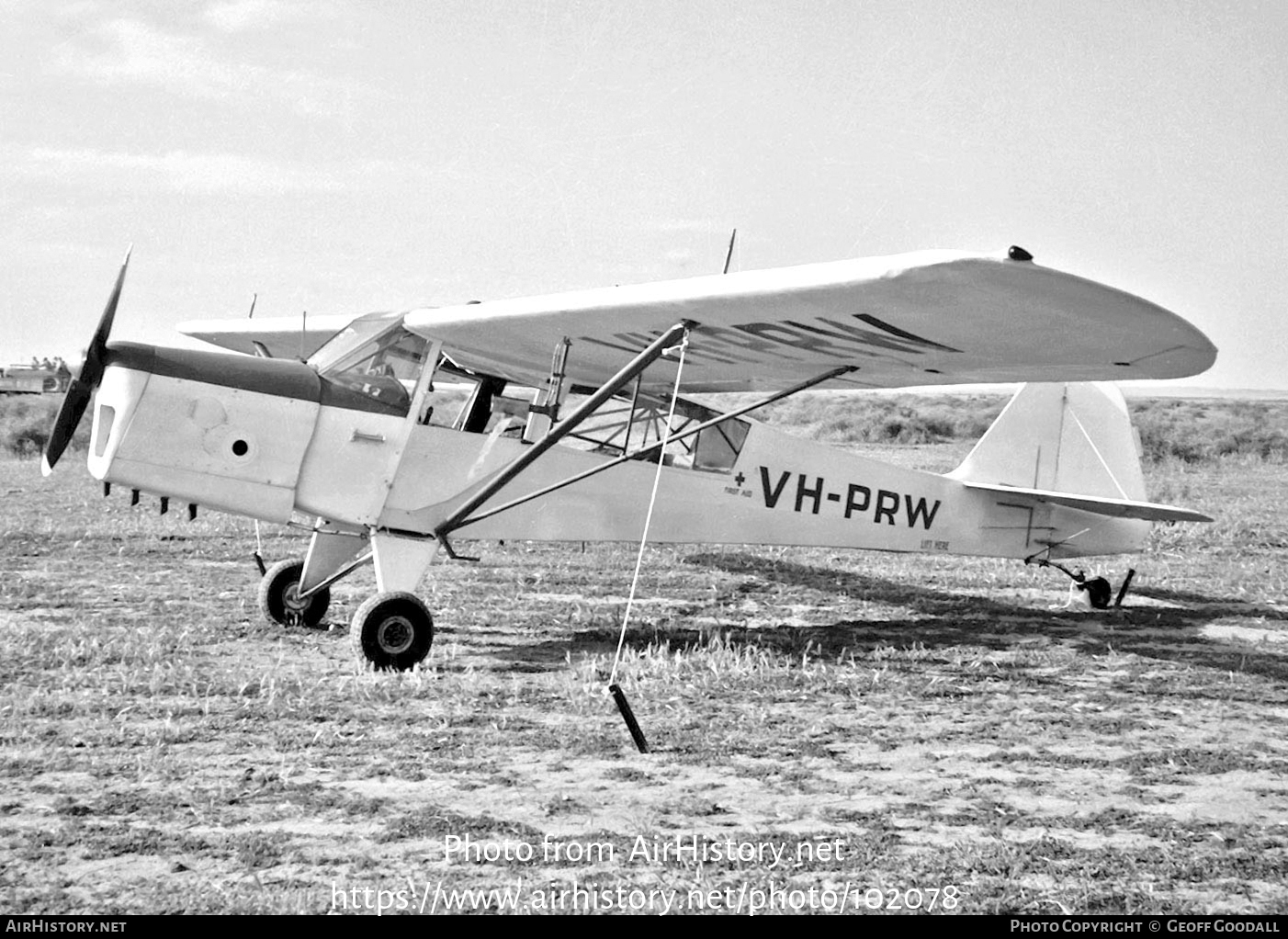 Aircraft Photo of VH-PRW | Taylorcraft E Auster Mk3 | AirHistory.net #102078