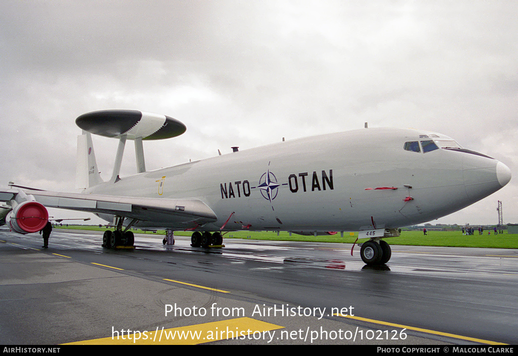 Aircraft Photo of LX-N90445 | Boeing E-3A Sentry | Luxembourg - NATO | AirHistory.net #102126