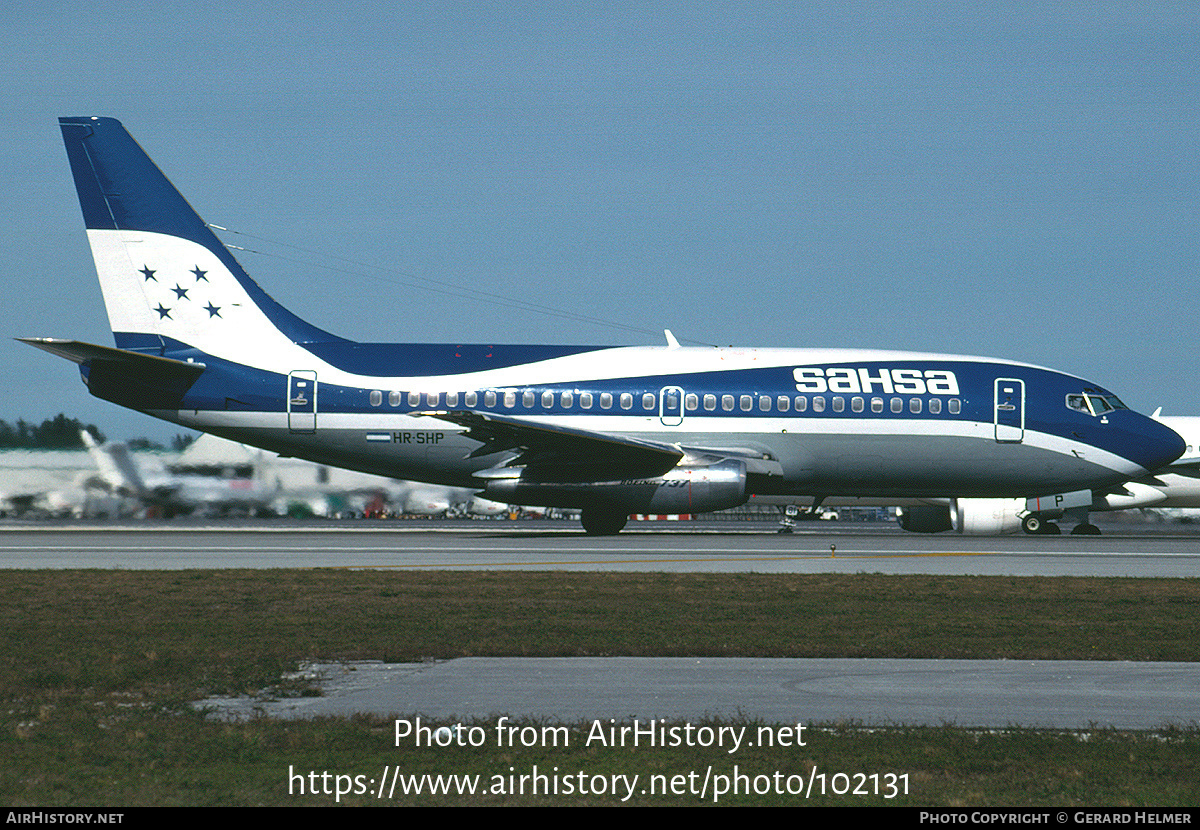 Aircraft Photo of HR-SHP | Boeing 737-2H6/Adv | SAHSA - Servicio Aéreo de Honduras | AirHistory.net #102131